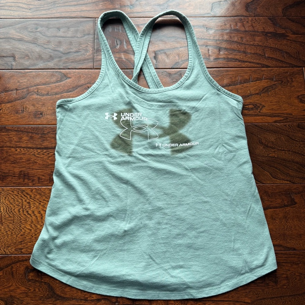 Under Armour Women's XS Light Green Tank Top